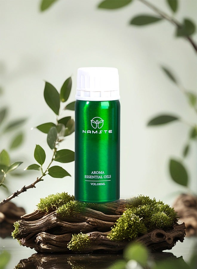 NAMSTE Aromatherapy Oil Luxury Aromatherapy Oil 100ML- Herbal Woody Charm | Oakmoss Patchouli with Geranium and Pink Grape Aromatherapy Essential Oil. - Image 4