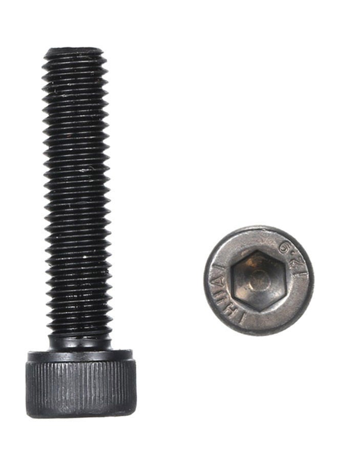 NIBEMINENT M8 High Tensile Cap Socket Bolt Screw Black x 35  - Image 1