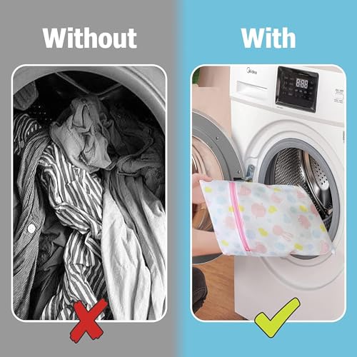 Zeinwap Mesh Laundry Bag, Washing Machine Wash Bag, Reusable and Durable Mesh Wash Bag for Delicates Blouse, Hosiery, Underwear, Bra, Lingerie Baby Clothes (Set of 5 Bags) - Image 5