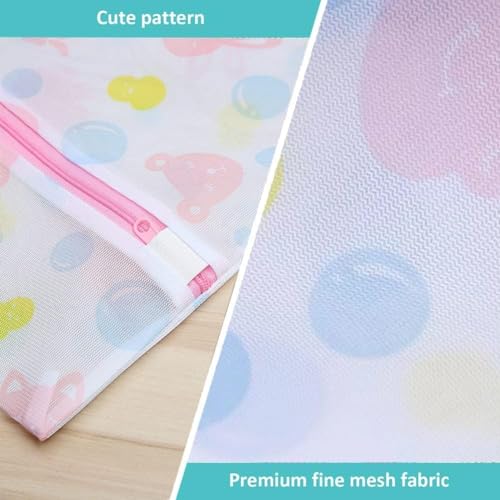Zeinwap Mesh Laundry Bag, Washing Machine Wash Bag, Reusable and Durable Mesh Wash Bag for Delicates Blouse, Hosiery, Underwear, Bra, Lingerie Baby Clothes (Set of 5 Bags) - Image 3