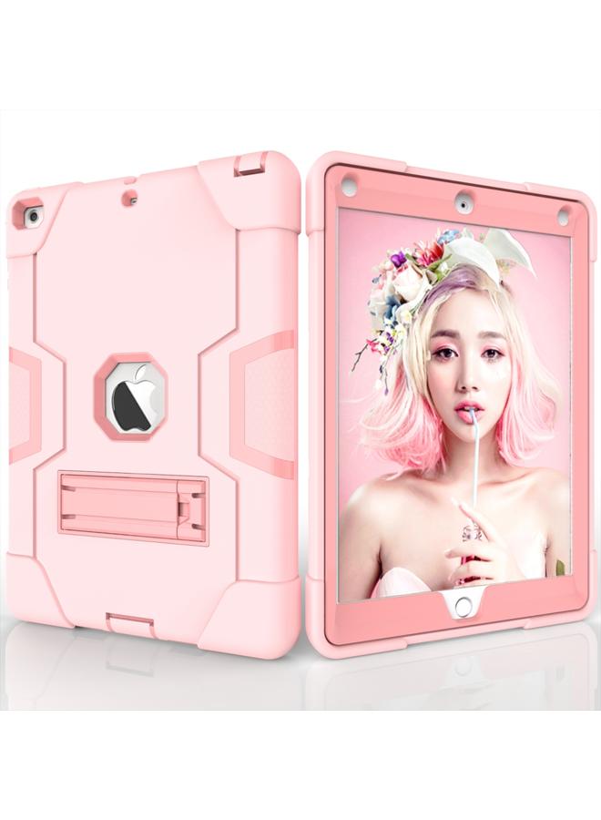 Zaboon Case For iPad Air Contrast Color Silicone + PC Combination Case with Holder - Image 2