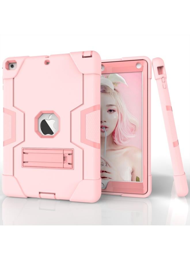 Zaboon Case For iPad Air Contrast Color Silicone + PC Combination Case with Holder - Image 3