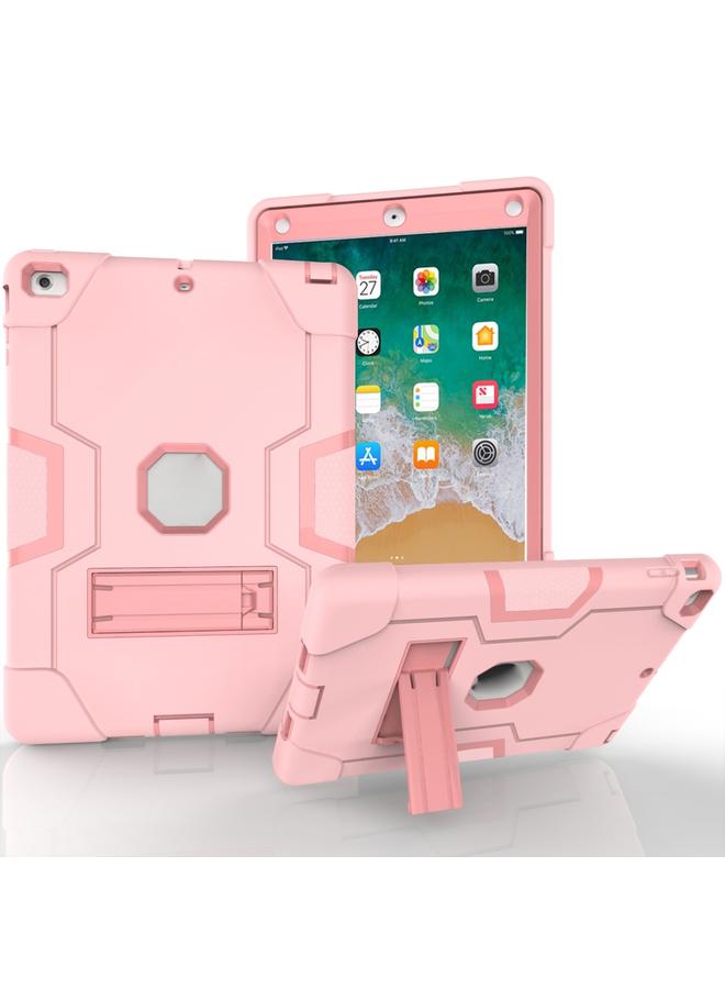 Zaboon Case For iPad Air Contrast Color Silicone + PC Combination Case with Holder - Image 1