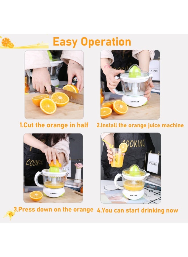 Citrus Juicer 700ML 40W Electric Citrus Juicer Runs in Both Directions for Maximum Juice Turns on/off Automatically When the Juicing Cone is Pressed - view 5