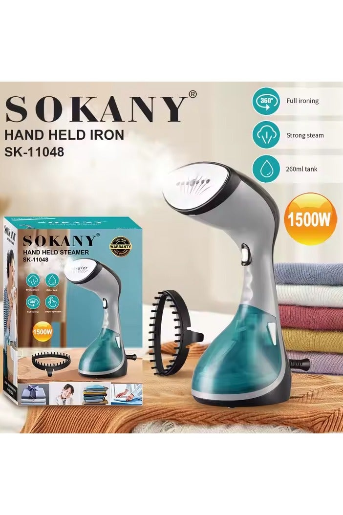 سوكاني جهاز كي بخار هاند للملابس من سوكاني 1500 واط، 260 مل، مصنوعة من مادة غير لاصقة قوة بخار لسرعة الكي مناسبة لجميع الاقمشة -SK-11048 - Image 3