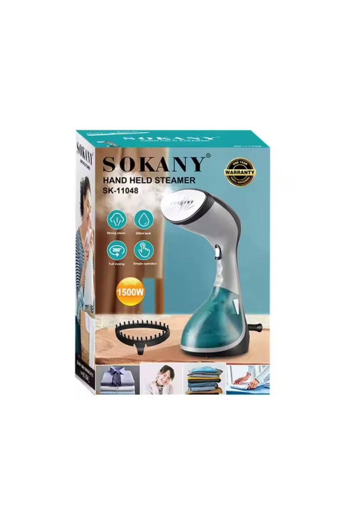 سوكاني جهاز كي بخار هاند للملابس من سوكاني 1500 واط، 260 مل، مصنوعة من مادة غير لاصقة قوة بخار لسرعة الكي مناسبة لجميع الاقمشة -SK-11048 - Image 4