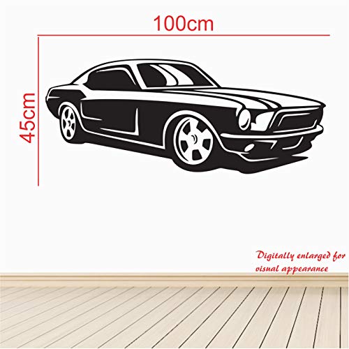 StickMe 'Classic - Muscle - Racing - Car - Creative - Colorful - Wall Sticker' -SM163 (Multi Colour, Vinyl - 100cm X 45 cm)-self adhesive - Image 3