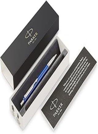 PARKER 2025419 Medium Point Parker vector rollball pen - blue silver - pzsku/ZFFD1DE880D8D621A35E8Z/45/_/1720390149/fc989d5c-9a70-4de4-ad5e-255e43247b34