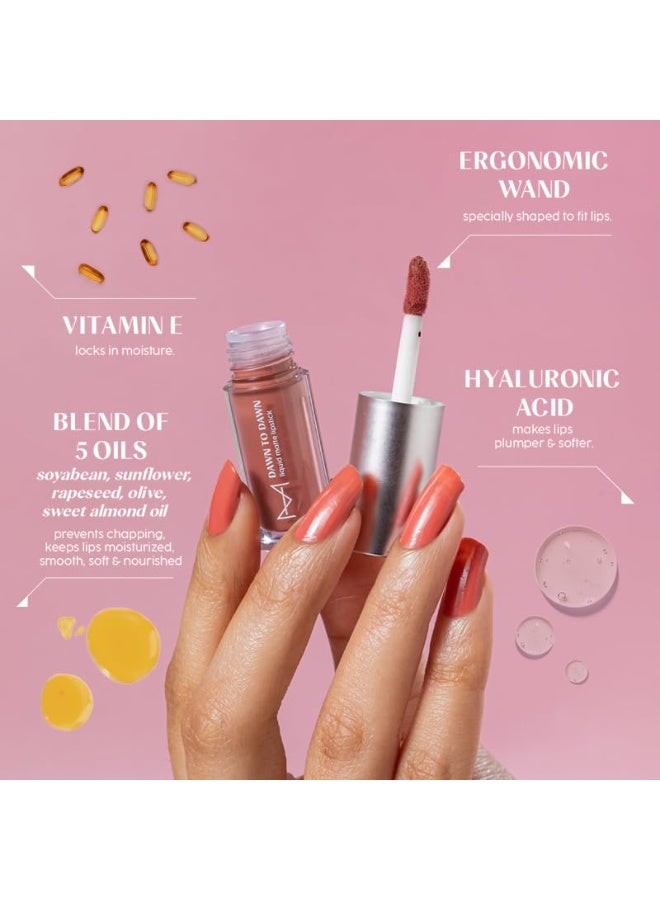House Of Makeup Matte Liquid Lipstick MINIS with Hyaluronic Acid & Vitamin E | Long Lasting, Smudgeproof | Non-cakey, Non-drying | 2 ml | Apricot Whip - Image 2
