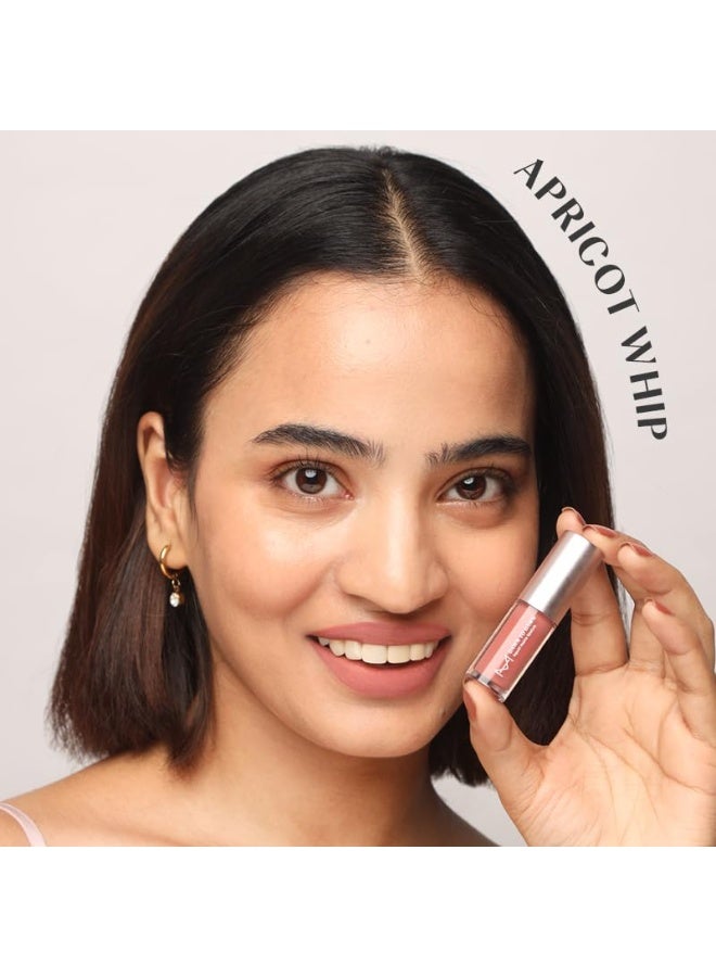 House Of Makeup Matte Liquid Lipstick MINIS with Hyaluronic Acid & Vitamin E | Long Lasting, Smudgeproof | Non-cakey, Non-drying | 2 ml | Apricot Whip - Image 4