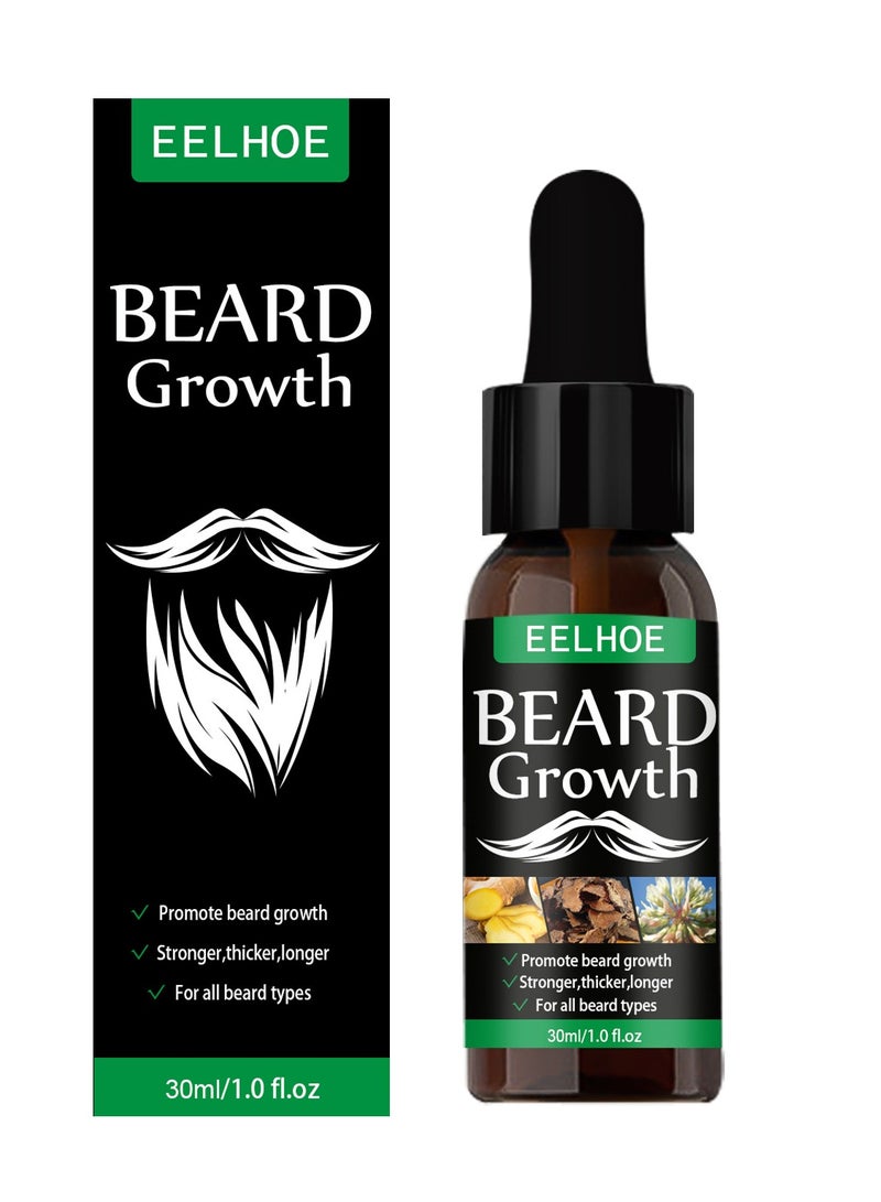 EELHOE Beard Growth Oil | Nourishing Moisturizing Spray, Promotes Thick Beard Growth - Image 1