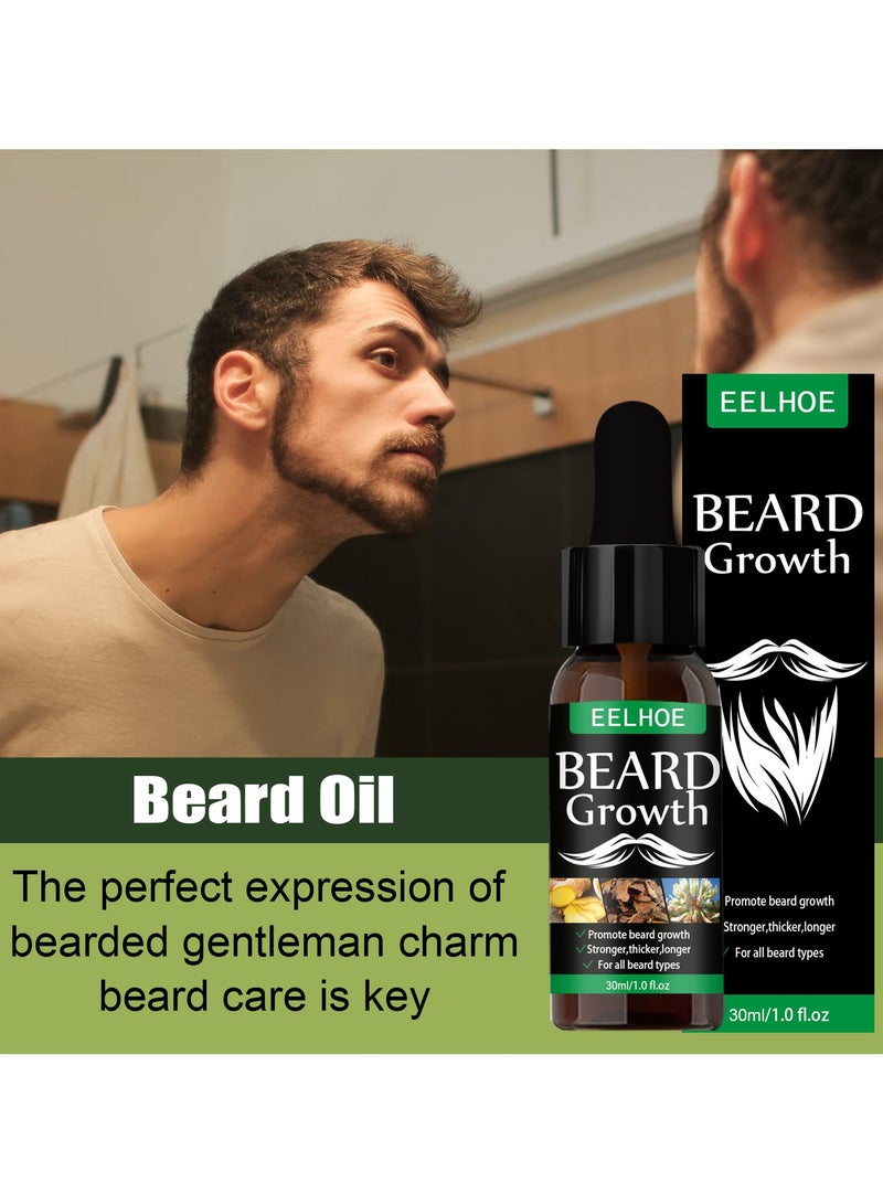 EELHOE Beard Growth Oil | Nourishing Moisturizing Spray, Promotes Thick Beard Growth - Image 4