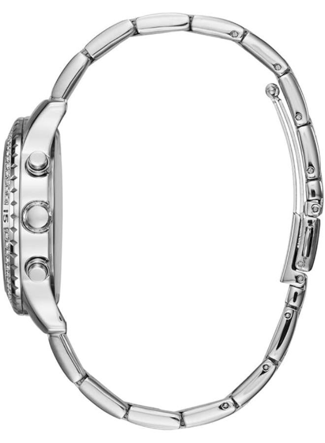 GUESS confetti crystal glitter dial ladies watch w0774l6 - Image 2