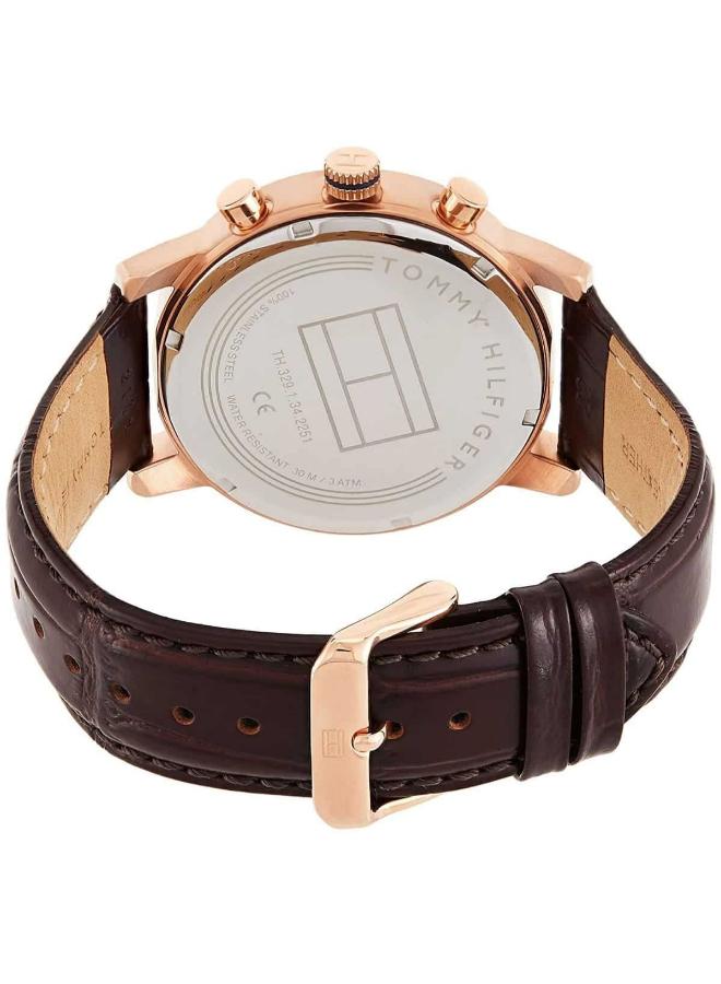TOMMY HILFIGER Tommy Hilfiger Leather Chronograph Watch 1791399 + Tommy Wallet  - Image 3