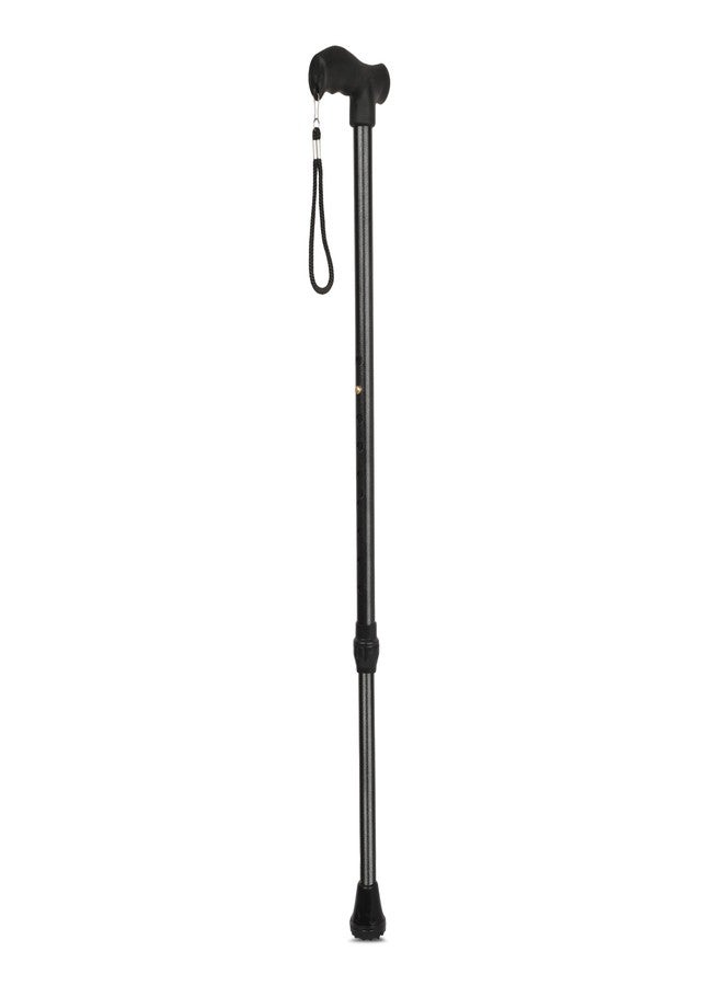 iwalk; Changing Lives Walking Stick with Adjustable Height Strong Steel Body for Patients, Old People or Physically Challenged - Black - Image 5