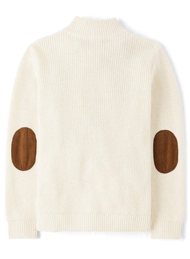 Gymboree,and Toddler Long Sleeve Sweaters,Halo White,6 - Image 3