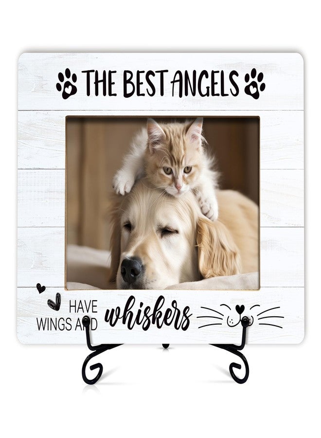 Gihyan Cat Memorial Picture Frame, Memorial Sympathy Gifts for Loss of Cat -B01 - Image 1