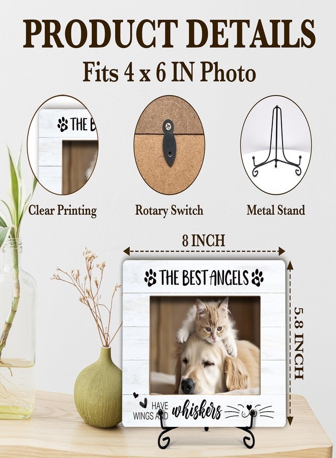Gihyan Cat Memorial Picture Frame, Memorial Sympathy Gifts for Loss of Cat -B01 - Image 2