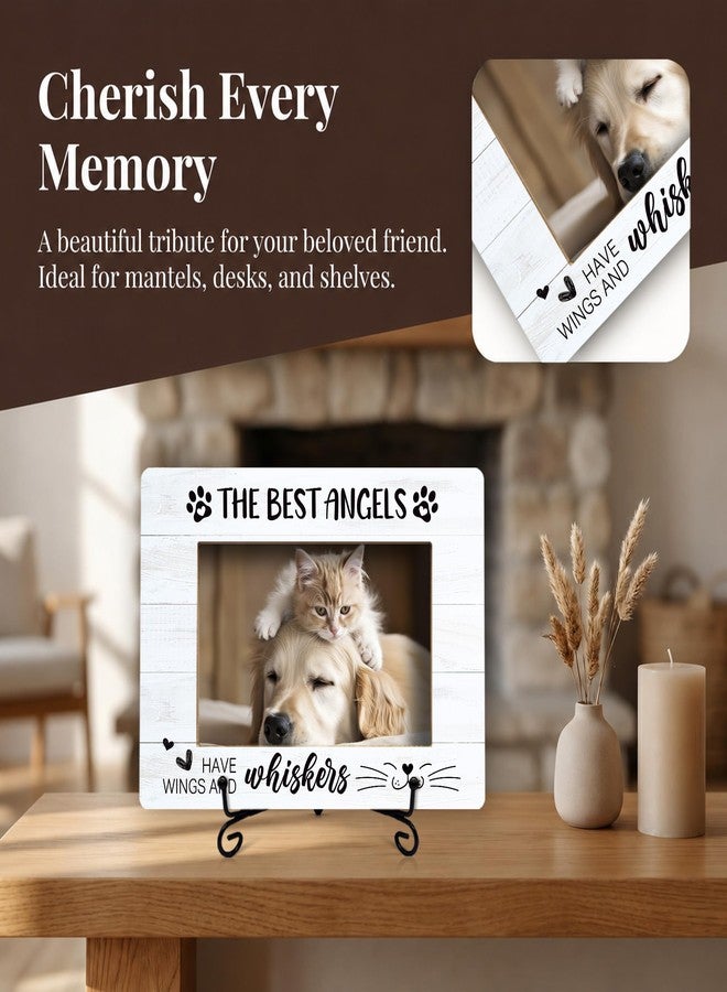 Gihyan Cat Memorial Picture Frame, Memorial Sympathy Gifts for Loss of Cat -B01 - Image 4