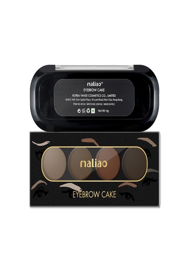 Maliao Eyebrow Cake | Waterproof & Smudge-Proof | Natural Matte Finish | Long-Lasting Hold | Easy to Apply | Includes Dual-Ended Brush | Perfect for Defining & Shaping Brows, 6g - Image 4