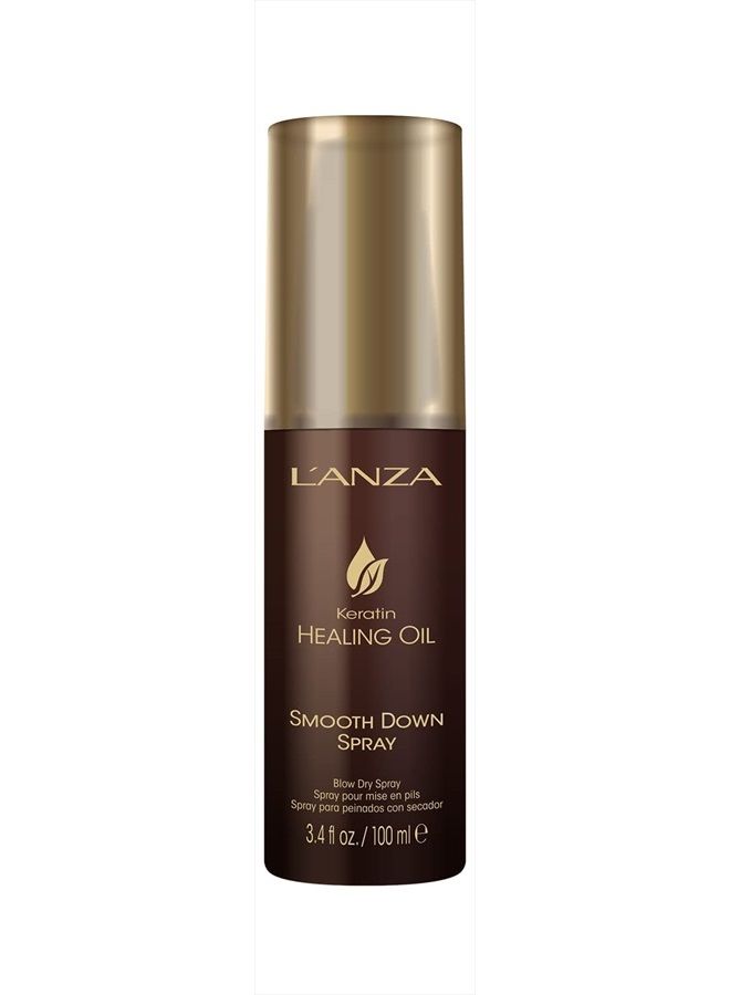 L'anza Keratin Healing Oil Smooth Down Spray, 3.4 Fl Oz - Image 1