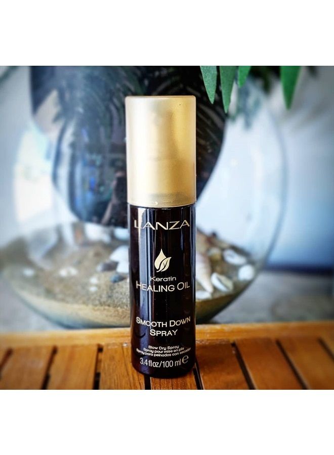 L'anza Keratin Healing Oil Smooth Down Spray, 3.4 Fl Oz - Image 2