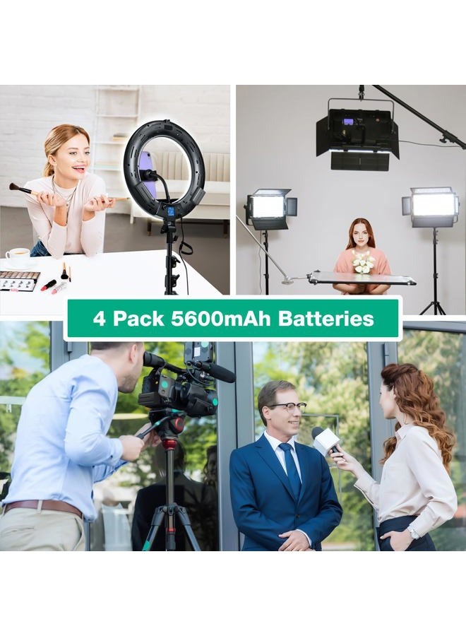 FirstPower 4 Pack NP-F750 Batteries and 4-Channel Charger for Sony NP-F970 F960 F770 F550 F570 Battery, Sony CCD-TRV215 CCD-TR917 CCD-TR315 HDR-FX1000 HDR-FX7 HVR-V1U HVR-Z7U HVR-Z5U Cami corders - Image 3