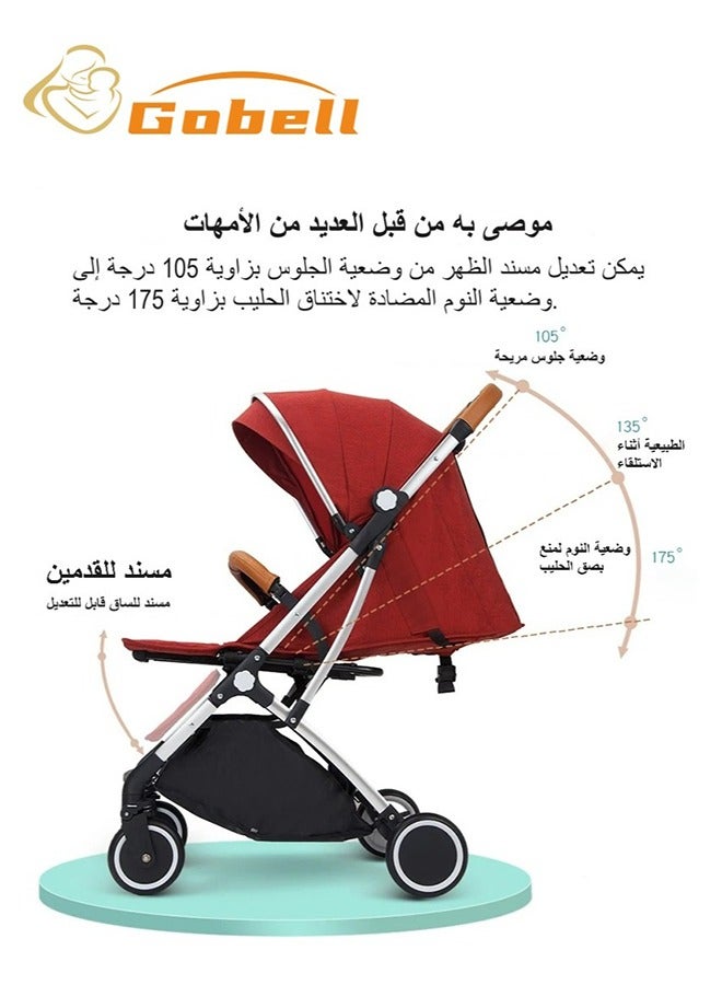Gobell Portable Light-Weight Modern Compact Baby Stroller - Image 5