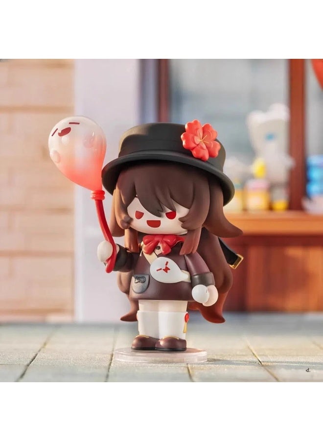 POP MART POP MART Genshin Impact cross-dressing comic theme blind box tide play Wendy Walnut hand-made ornaments Gifts for family and friends  - Image 2