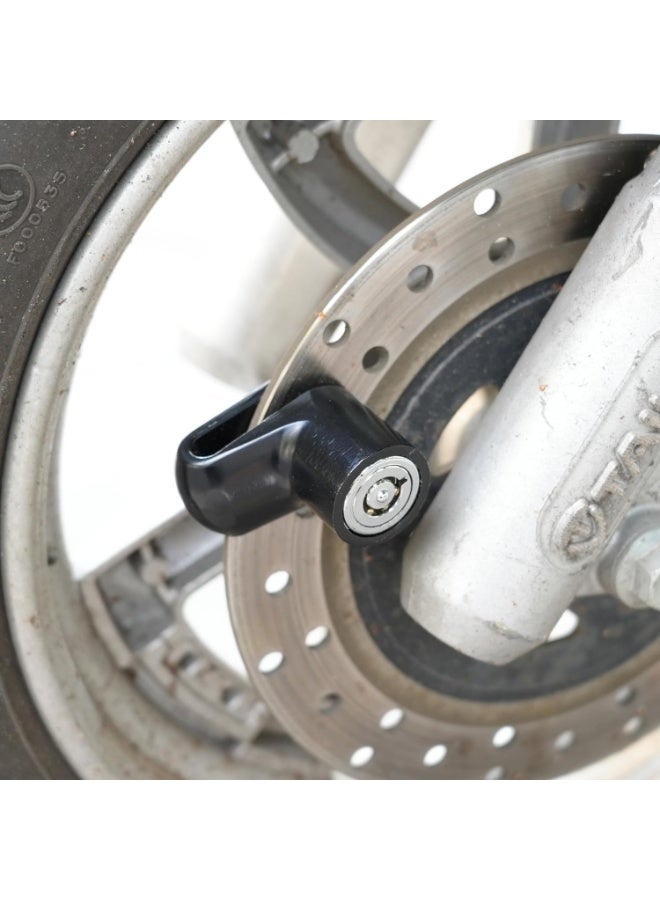 2 PCS Motorcycle Disc Brake Lock, Motorcycle Bike Anti-Theft Wheel Disc Brake Lock, Mountain Road Bike Padlock with Keys - Image 2