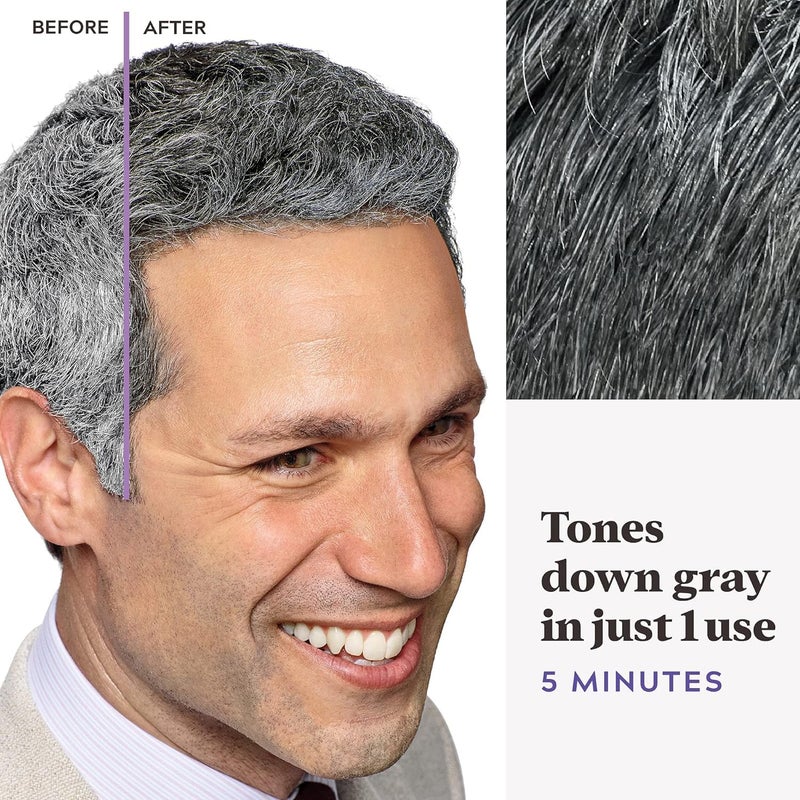 Just for Men Hair Color - Touch of Gray, Black-Gray. 3 Pack - Image 5