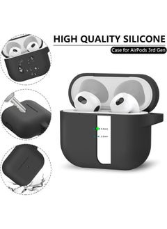 SJet Soft Silicone Protective Case Cover for AirPods 4 with Cleaner Kit and Keychain(Black)  - Image 2