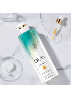 Olay Ceramide Cleansing & Strengthening Women'S Body Wash With Ceramide And Vitamin B3 Complex 17.9 Fl Oz (Pack Of 2)  - Image 5