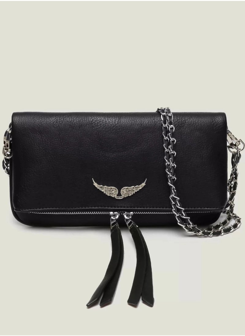 ZADIG & VOLTAIRE - ZADIG & VOLTAIRE Folding Zipper Wing Bag - Image 1