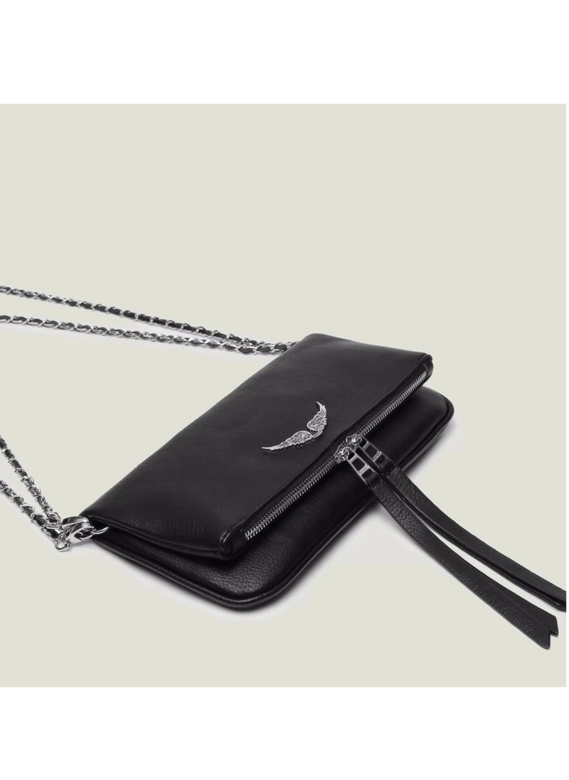 ZADIG & VOLTAIRE - ZADIG & VOLTAIRE Folding Zipper Wing Bag - Image 1