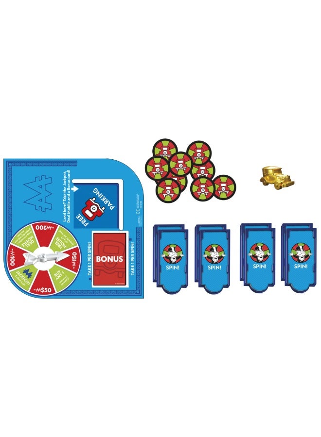 مونوبولي توسعة ربح ركن السيارة المجاني | أضف المزيد من المرح للعبة مونوبولي الكلاسيكية والعب أسرع | عمر  سنوات فما فوق | - لاعبين |  دقيقة | ألعاب لوحية عائلية - Image 3