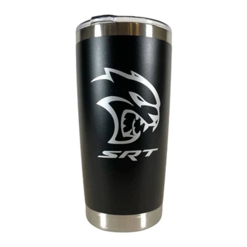 Dodge SRT Hellcat Insulated 20 oz Double Wall Travel Coffee Mug Black