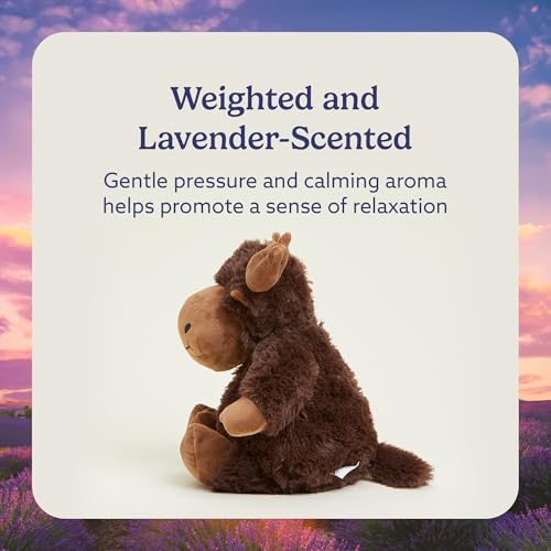 warmies Microwavable & Weighted Stuffed Animals, Moose - Heated Stuffed Animal Plushie for Warmth & Comfort - Cute Soft Plush Toys for Adults & Children (Boys, Girls, Babies & Toddlers) - Image 3