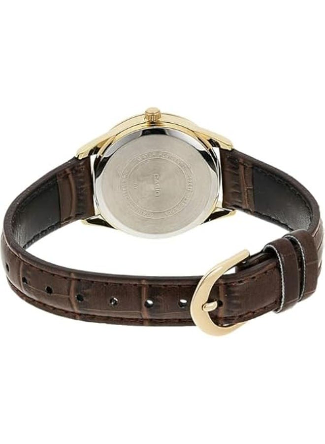 CASIO Leather Analog Wrist Watch LTP-V005GL-1BUDF - Image 3