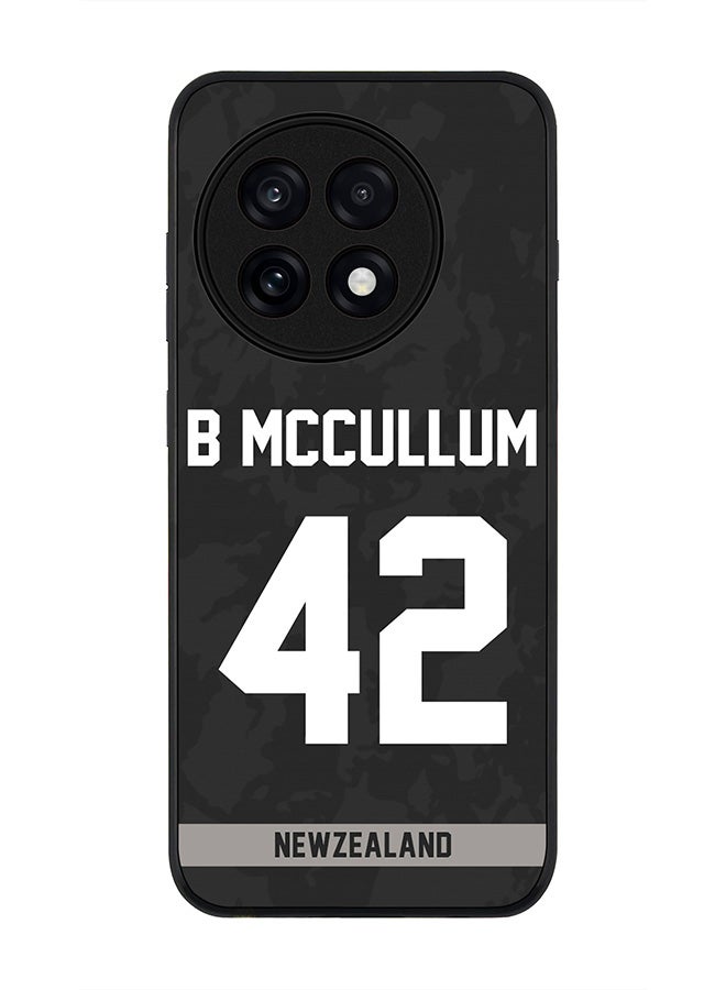 Stylizedd For OnePlus 13R / Ace 5 Pro Case,Slim fit Camera Protection, Shockproof Thin Phone cover  - New Zealand Brendon McCullum, Jersey No 42