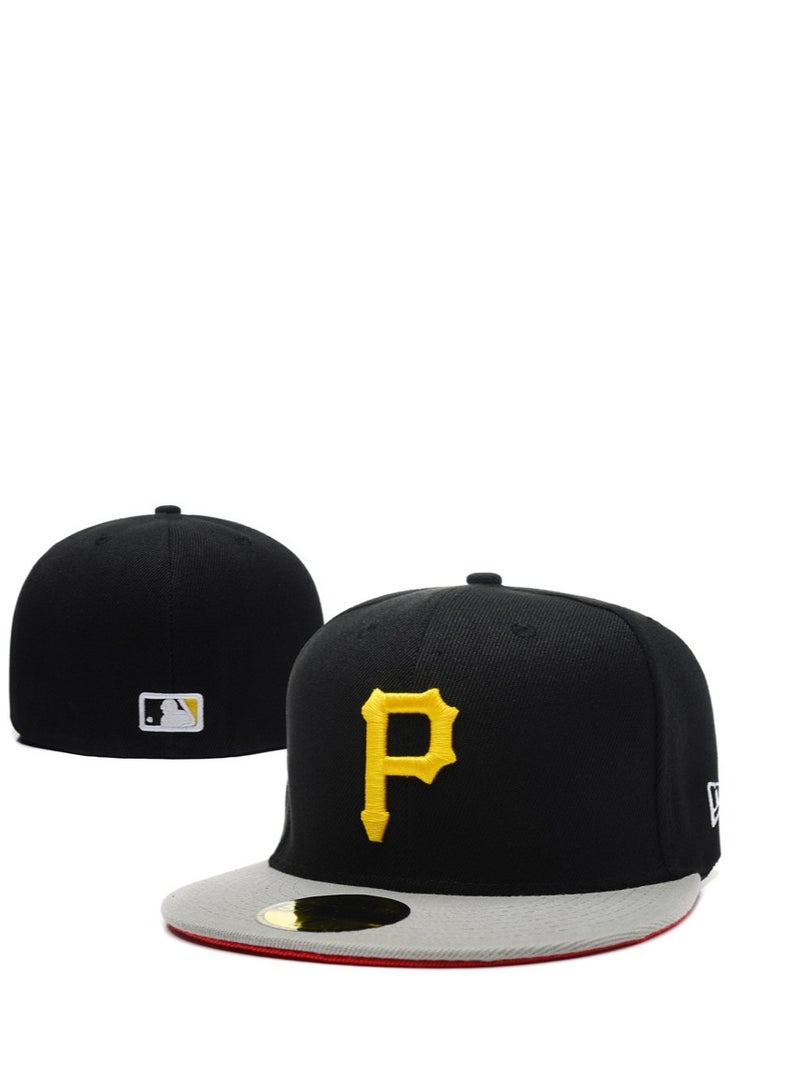 NEW York fashion Embroidered Fitted Baseball Team Cap with Closed Back for Sun Protection63.5cm