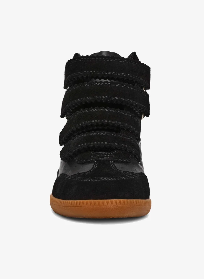 STEVE MADDEN Steve madden mustang women's black suede sneakers