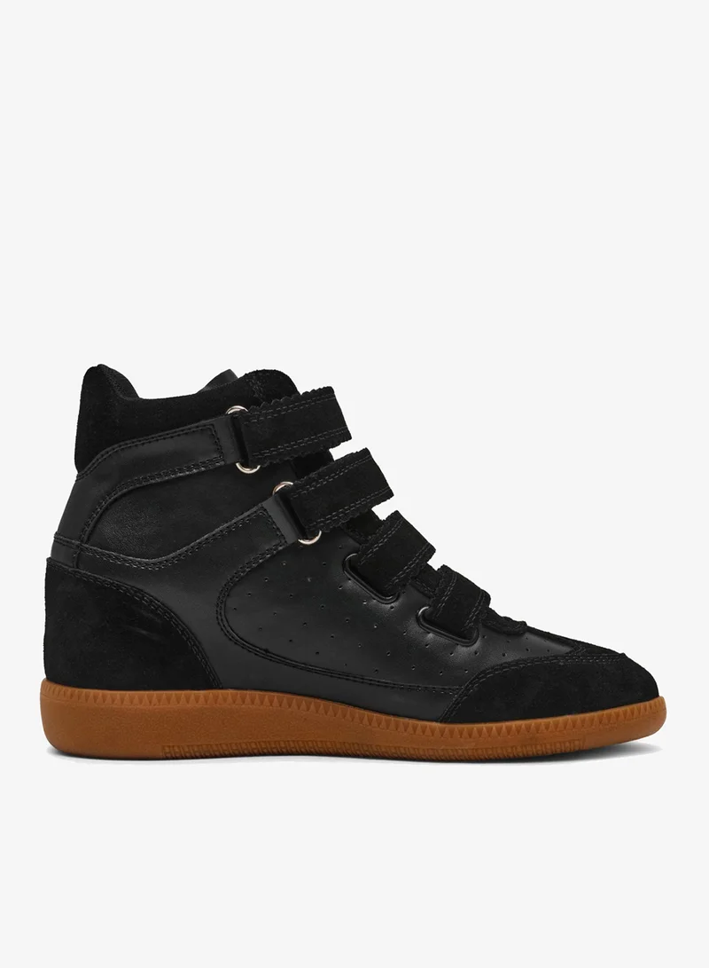 Steve madden mustang women's black suede sneakers