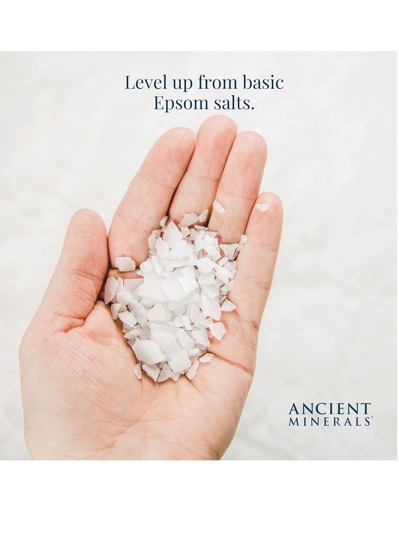 Ancient Minerals Ancient Minerals Magnesium Bath Flakes - Bathing Alternative to Epsom Salt - Soak in Natural Salts - High-Absorption Efficiency for Relaxation, Wellness & Muscle Relief - 8 lbs  - Image 4