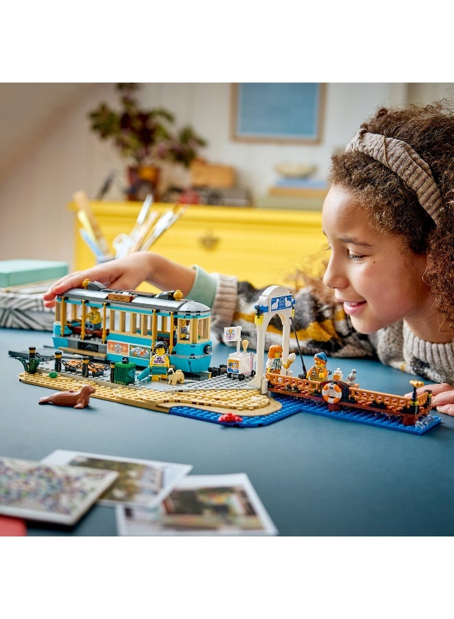 LEGO City Classic Beach Streetcar 60506 Building Toy Set (575 Pieces) - Image 3