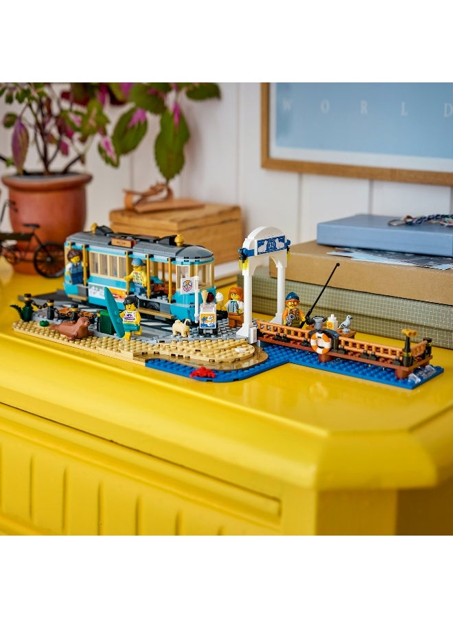 LEGO City Classic Beach Streetcar 60506 Building Toy Set (575 Pieces) - Image 5
