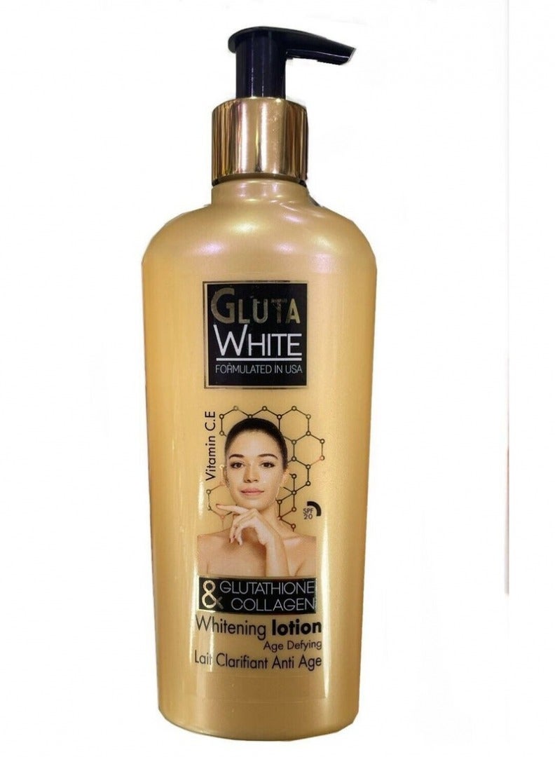 Gluta White Glutathione & Collagen Whitening Body Lotion 250ml - Image 2