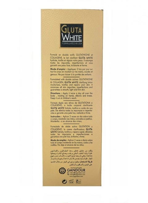 Gluta White Glutathione & Collagen Whitening Body Lotion 250ml | Best Price  Kuwait