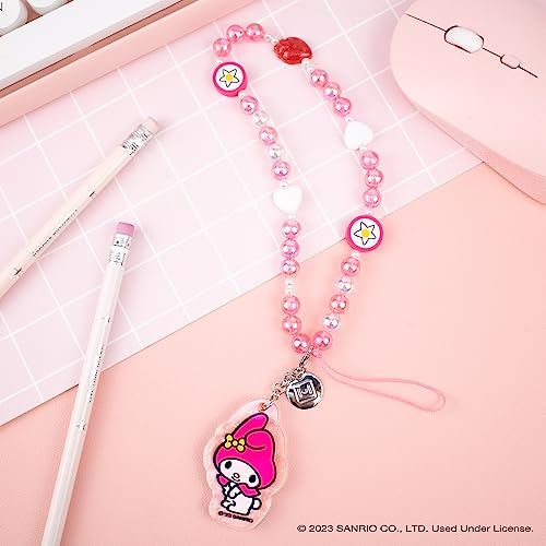 iFace Hello Kitty and Friends Beaded Wristlet Universal Phone Charm Strap - Cute Wrist Chain Lanyard Aesthetic Decor Strap for Cell Phone Camera Keys AirPods Keychains – My Melody - Image 3