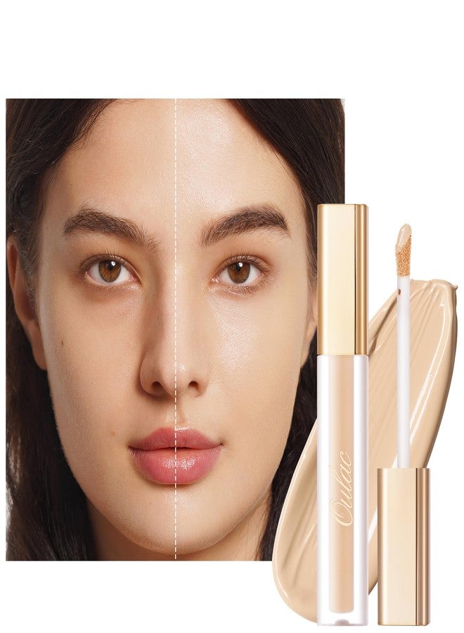Oulac Under Eye Concealer | Full Coverage for Dark Circles | Matte Liquid Concealer Nourishes Skin, Ivory Concealer Vegan 3.8ml - Image 1